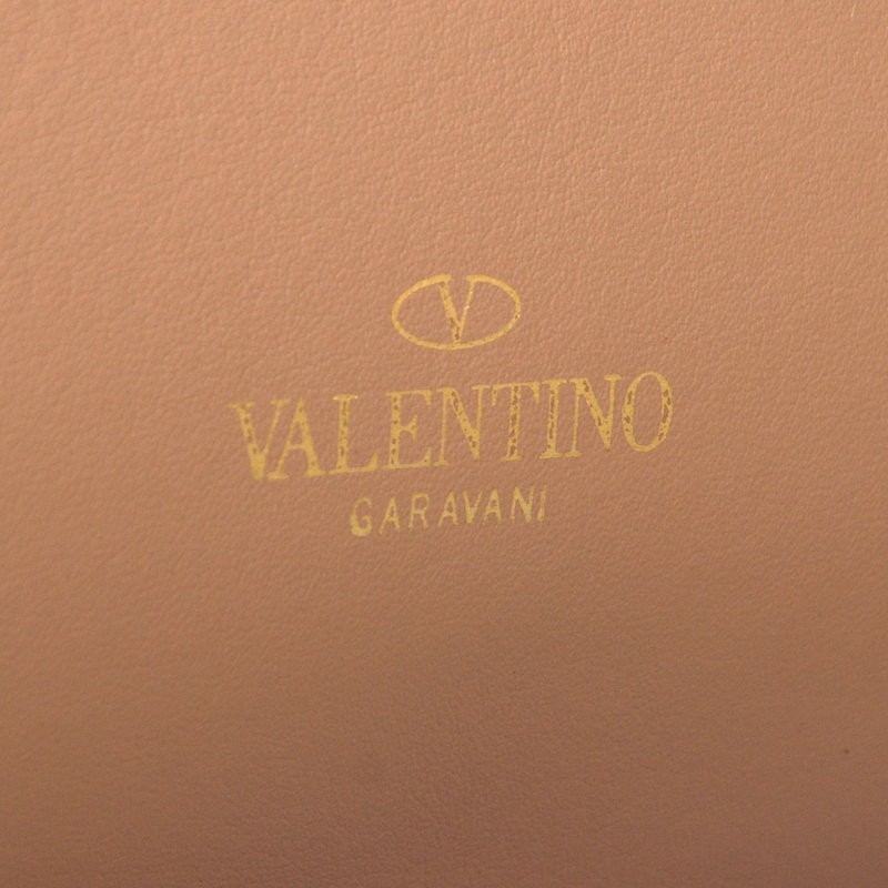 2014 Valentino Garavani rockstud mini double handles 1911 beige - Click Image to Close